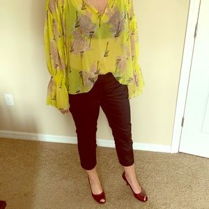 VIKTOR&ROLF SKINNY CROP PANT Slim Fit Tailored Trouser Made in Italy US4 NWOT